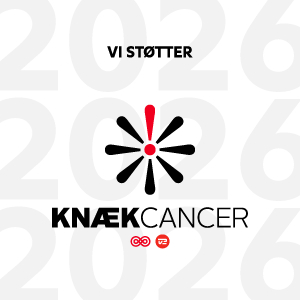 Vi støtter Knæk Cancer 2026